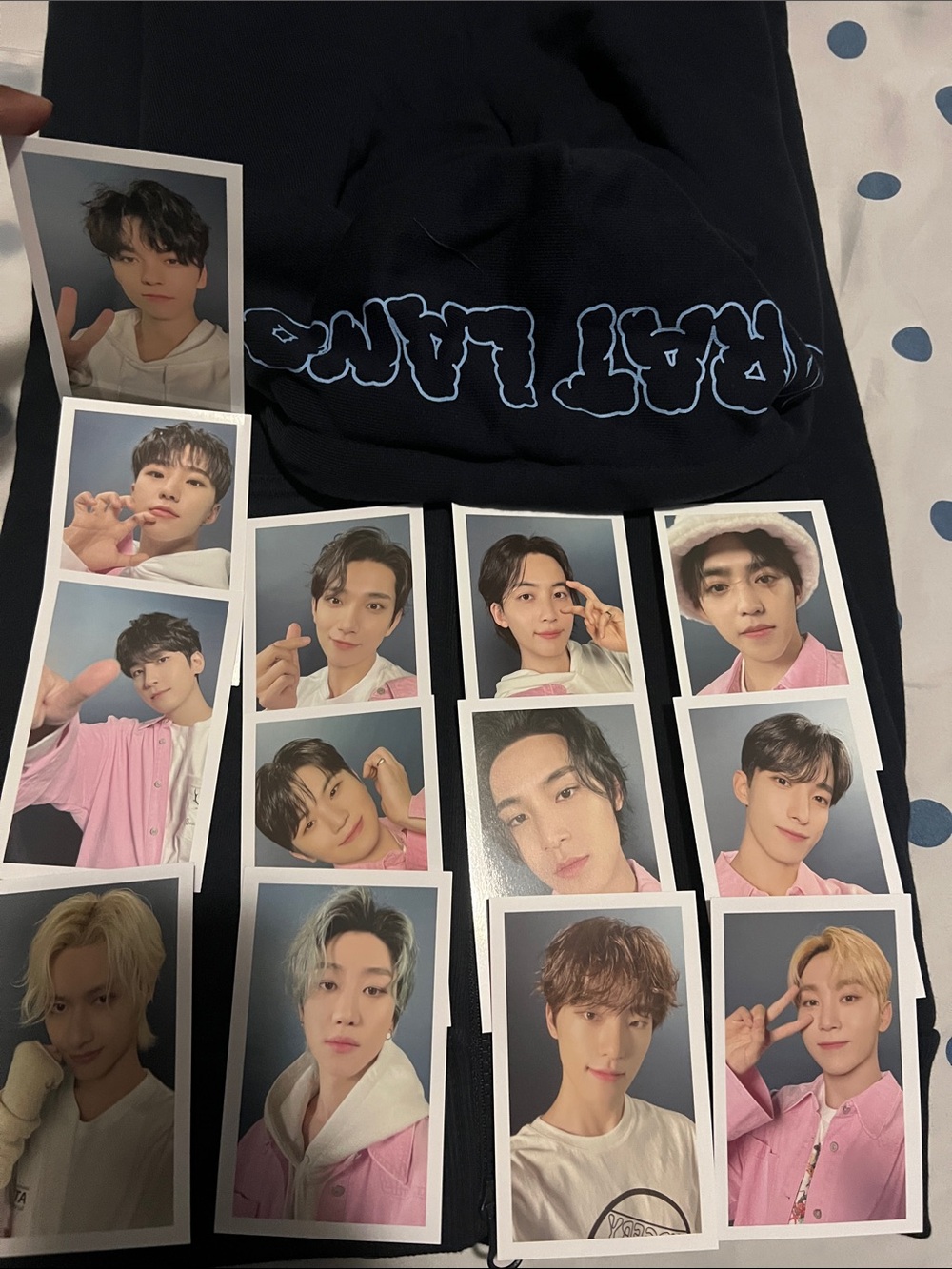Seventeen Right Here! Carat Land 2023 Blue Hoodie with 13 Photo Cards